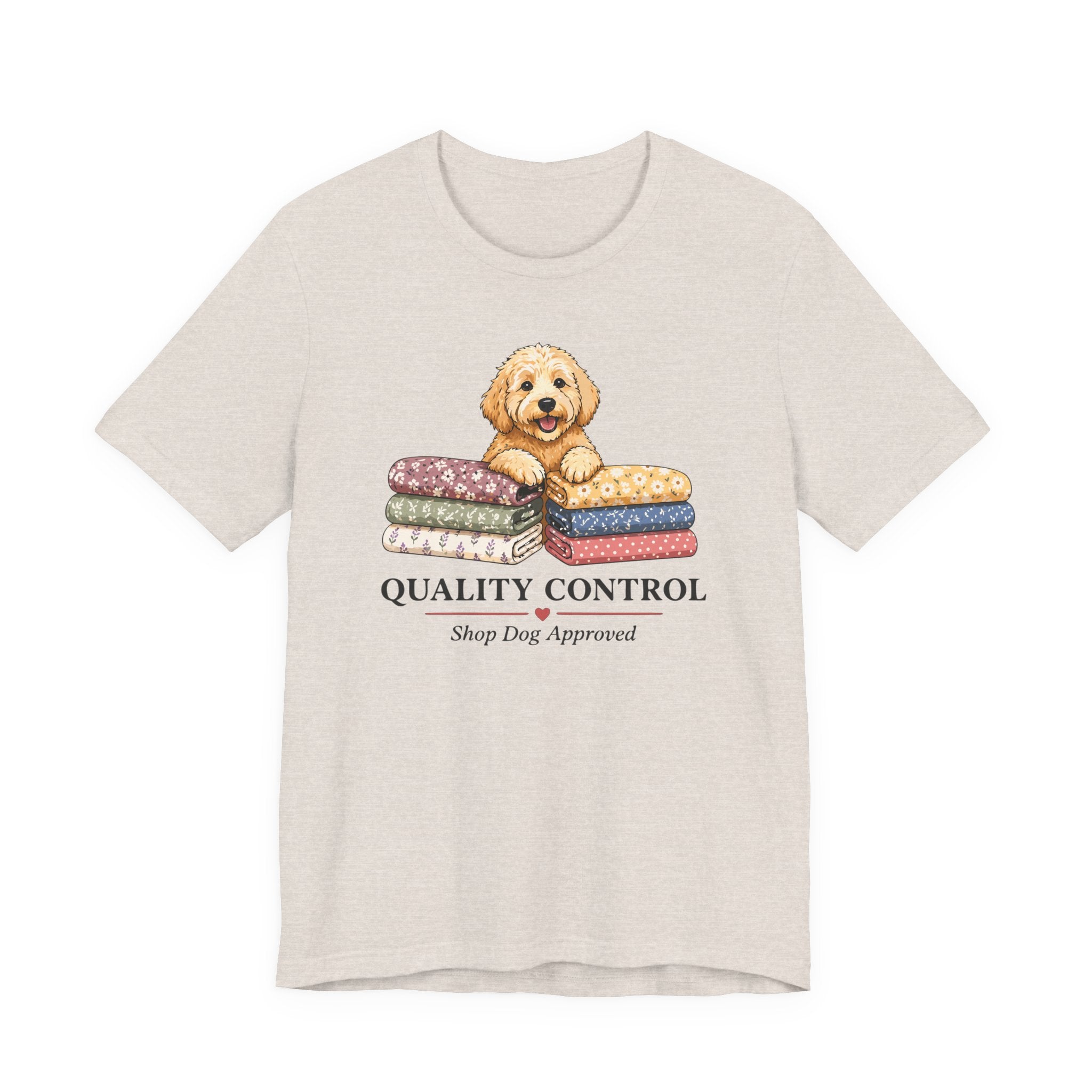 Quality Control - Shop Dog Approved (Puppy Sewing Tee)