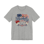 Hooked on Freedom (Patriotic Crochet Tee)