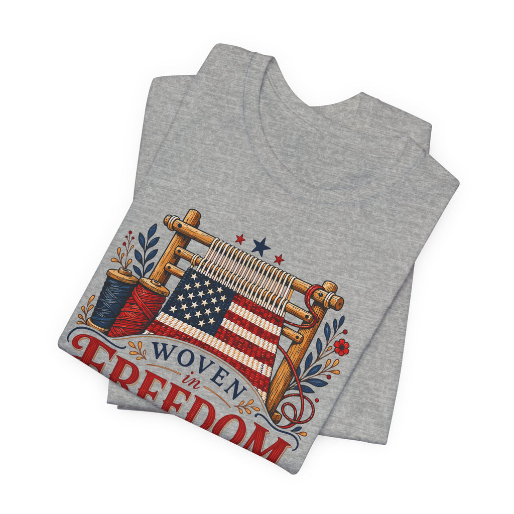 Woven In Freedom (Patriotic Weaving Tee)