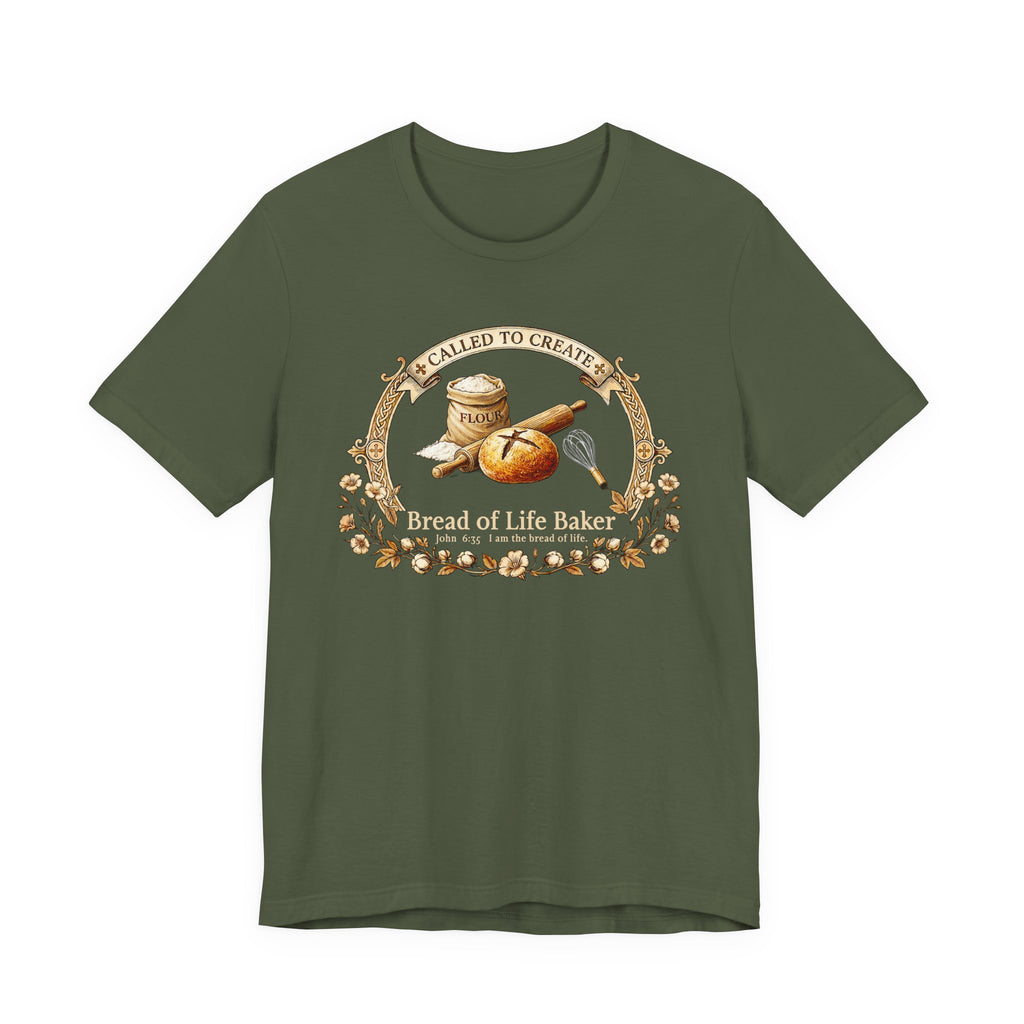 Bread of Life (Christian Bakers Tee in Dark Colors)