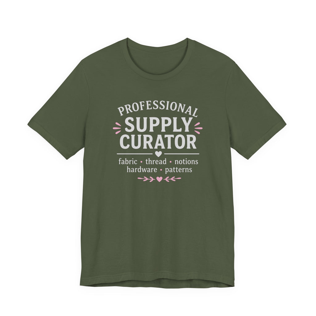 Professional Supply Curator (Sewing Lovers Tee in Dark Colors)