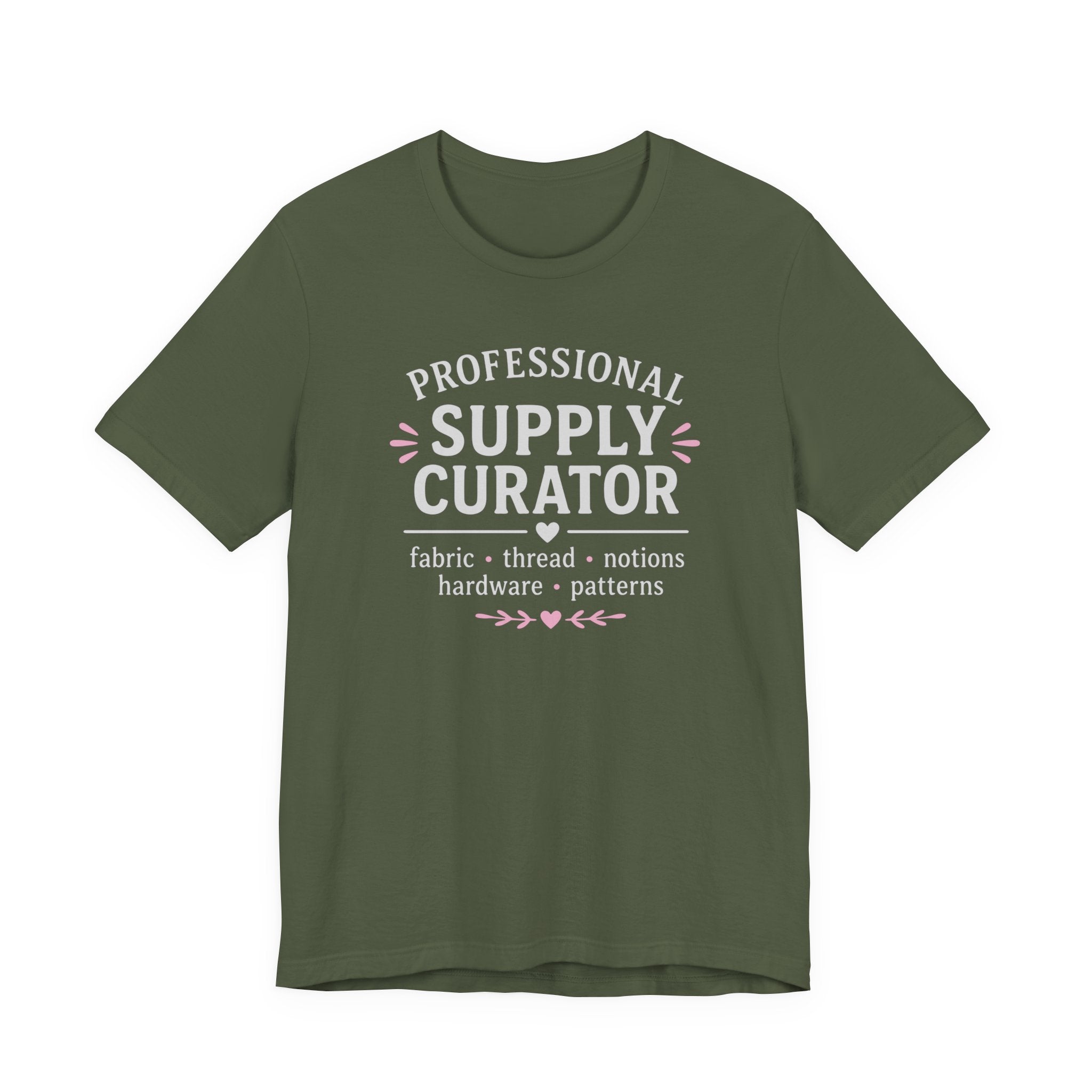 Professional Supply Curator (Sewing Lovers Tee in Dark Colors)