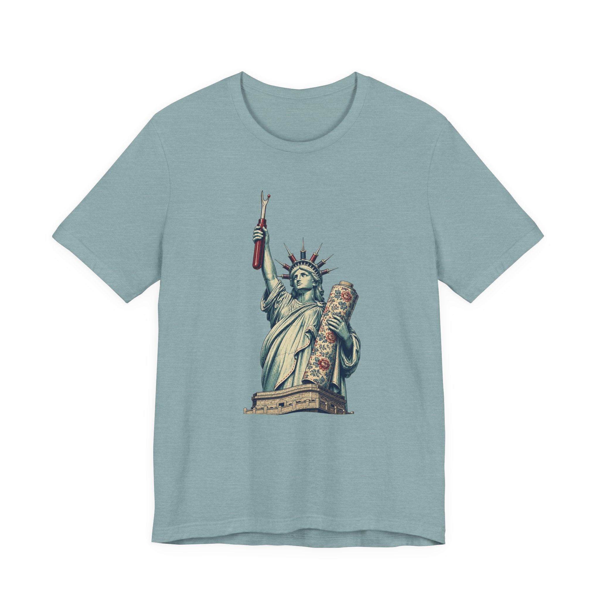 Sewing Statue of Liberty (Sewing Tee)