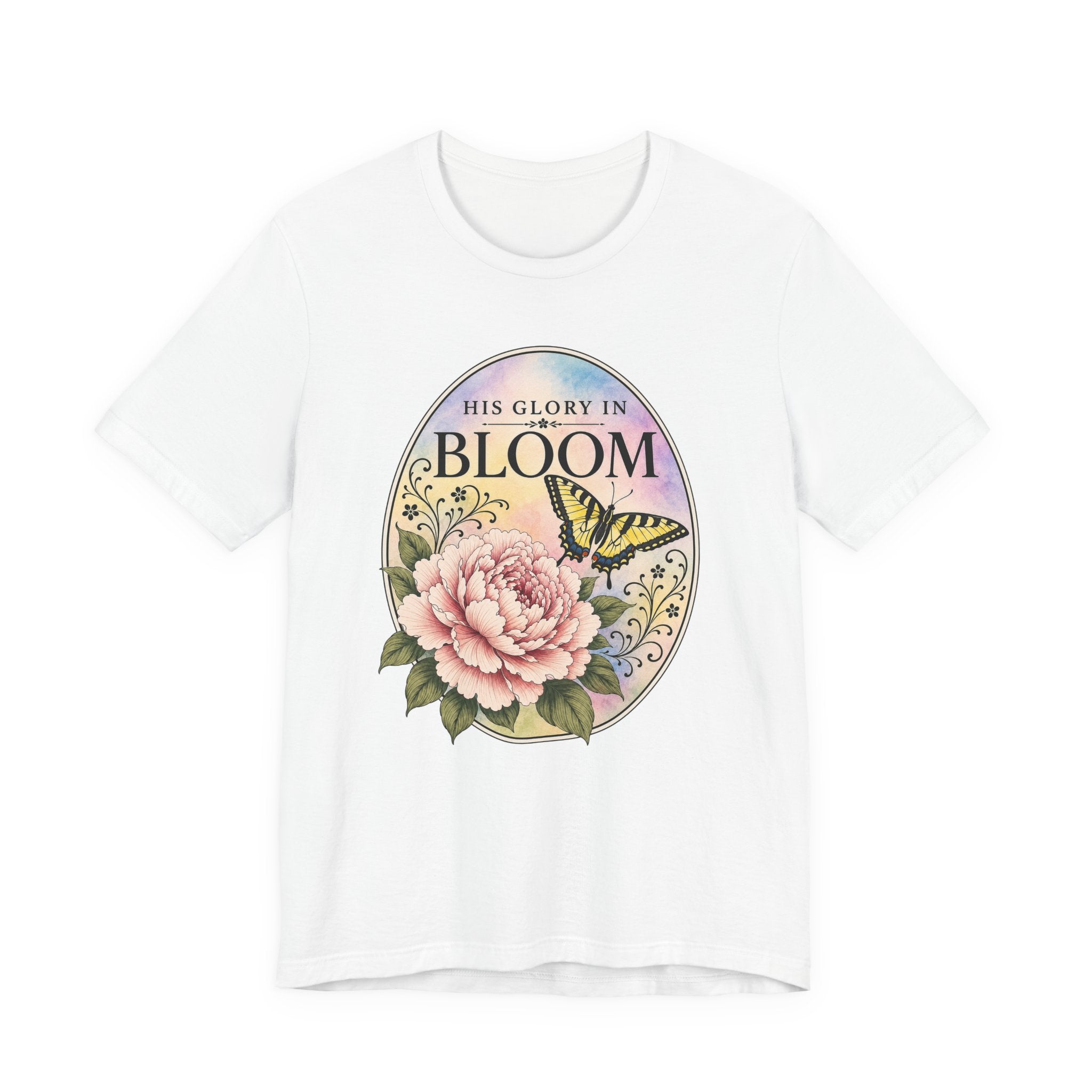 His Glory In Bloom (Christian Tee)