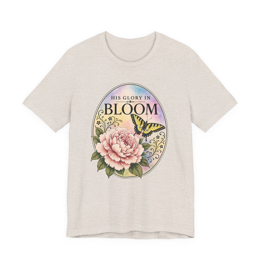 His Glory In Bloom (Christian Tee)