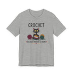Crochet Because Murder is Wrong Tee