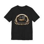 Stitched by His Grace (Christian Sewing - Dark Tee)