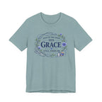 Even in Chaos His Grace Finds Me (Christian Botanical Sewing Tee)