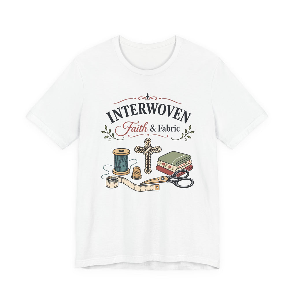 Interwoven Faith & Fabric (Christian Sewing Tee)
