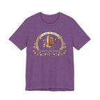 Crafted with a Purpose (Leather Working Christian Tee in Dark Colors)