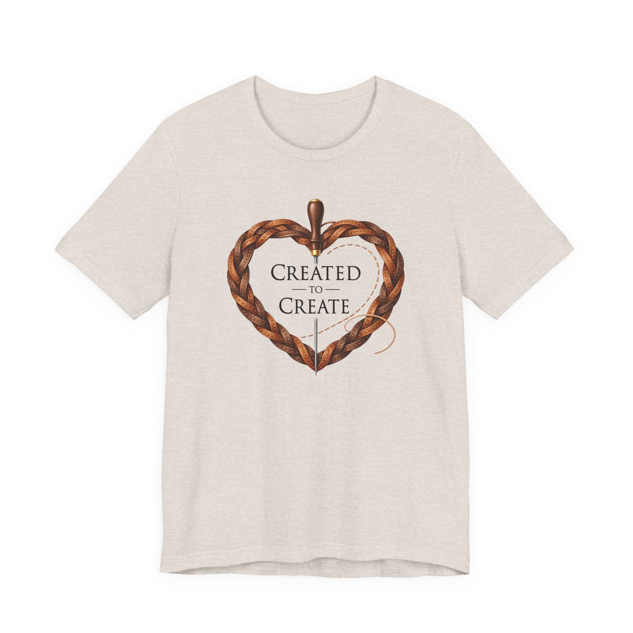 Created to Create (Christian Leatherwork Heart Tee)
