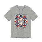 America 250 Quilt Star (Patriotic Quilting Tee)