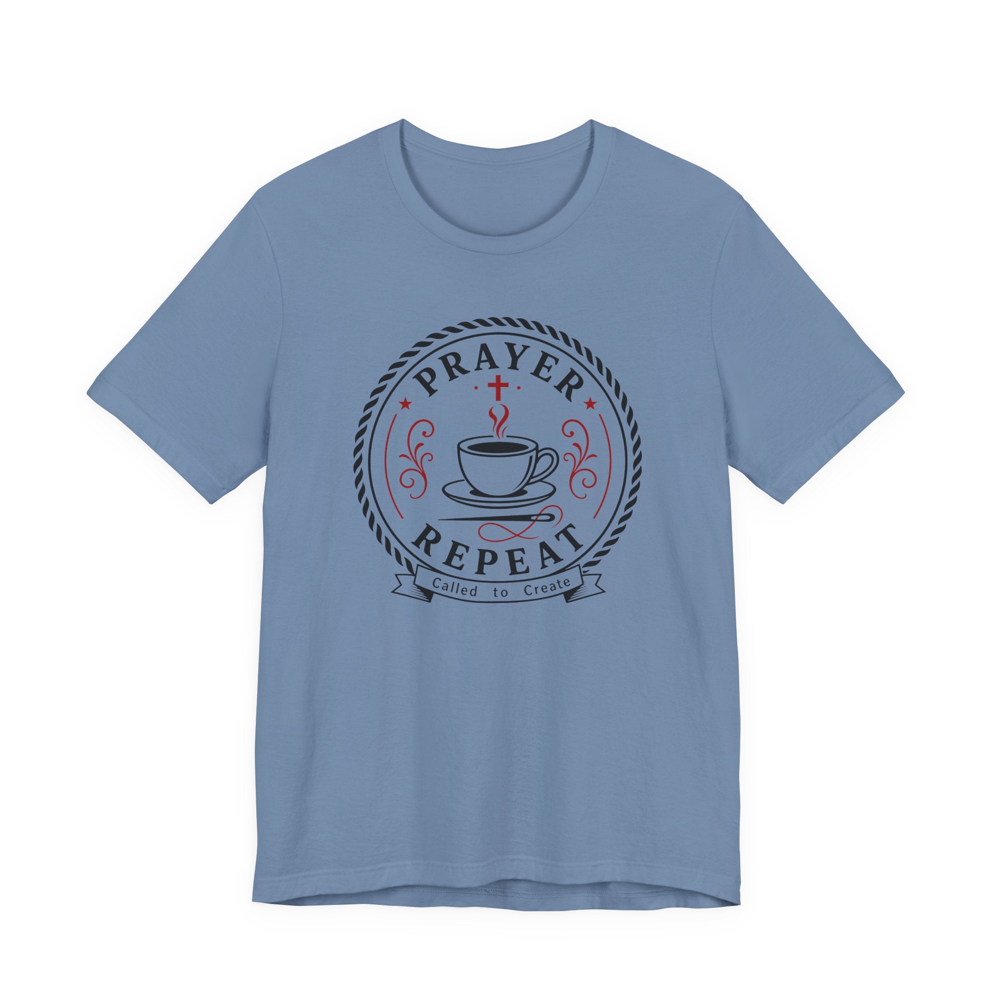 Prayer Coffee Sew Repeat (Christian Sewing Tee)