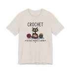 Crochet Because Murder is Wrong Tee