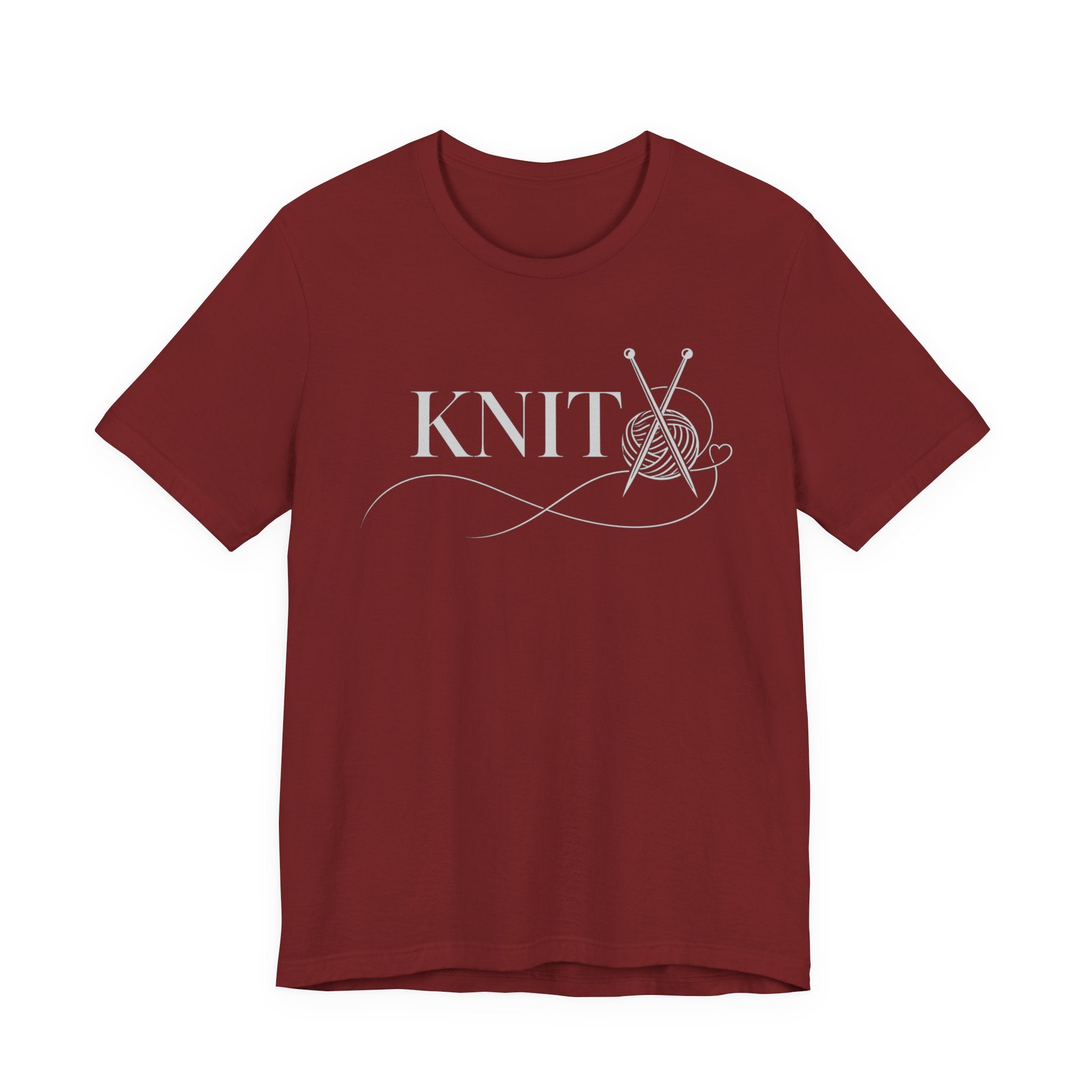 I Knit (Knitting Tee - Dark Colors)
