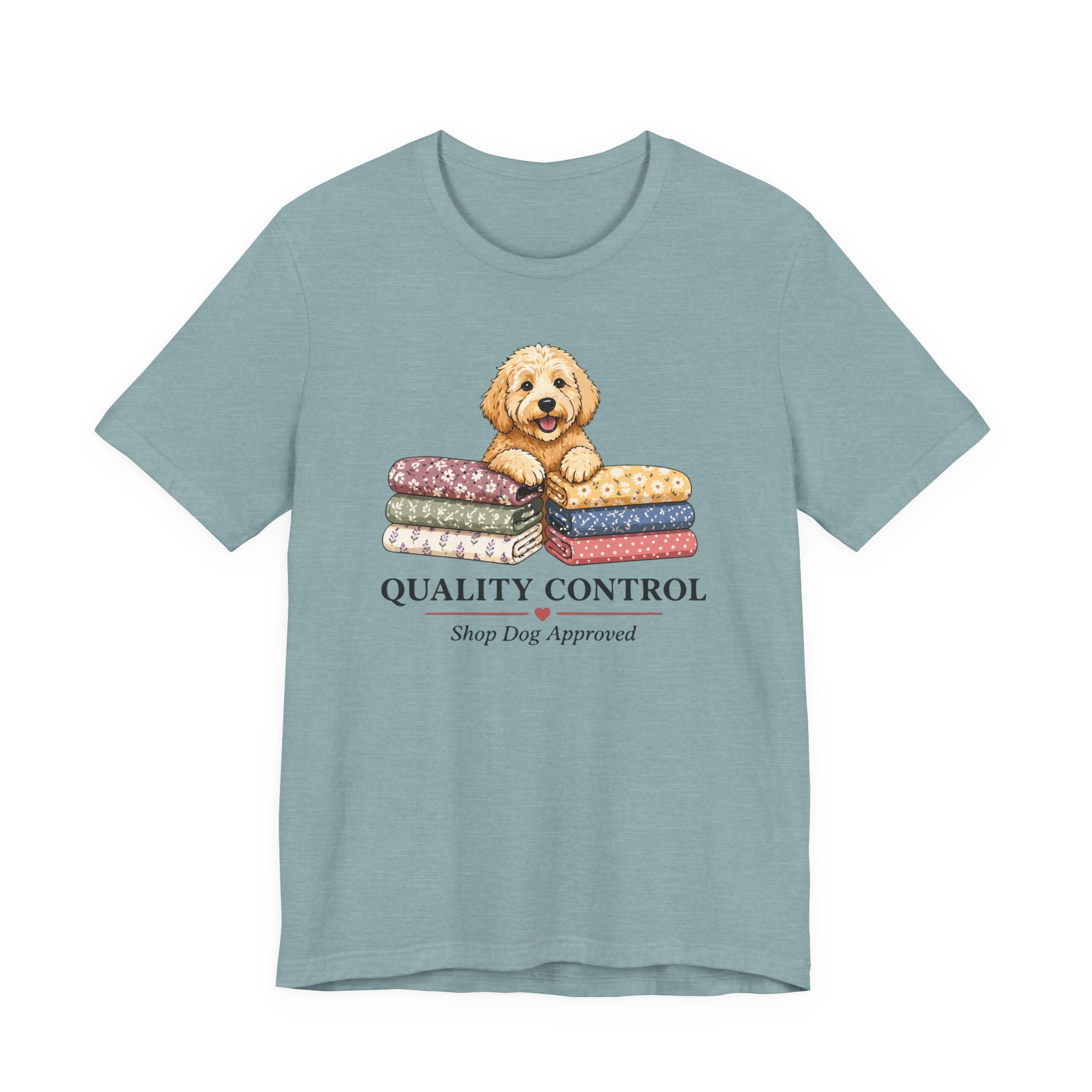 Quality Control - Shop Dog Approved (Puppy Sewing Tee)
