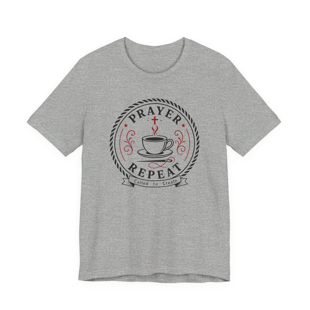 Prayer Coffee Sew Repeat (Christian Sewing Tee)