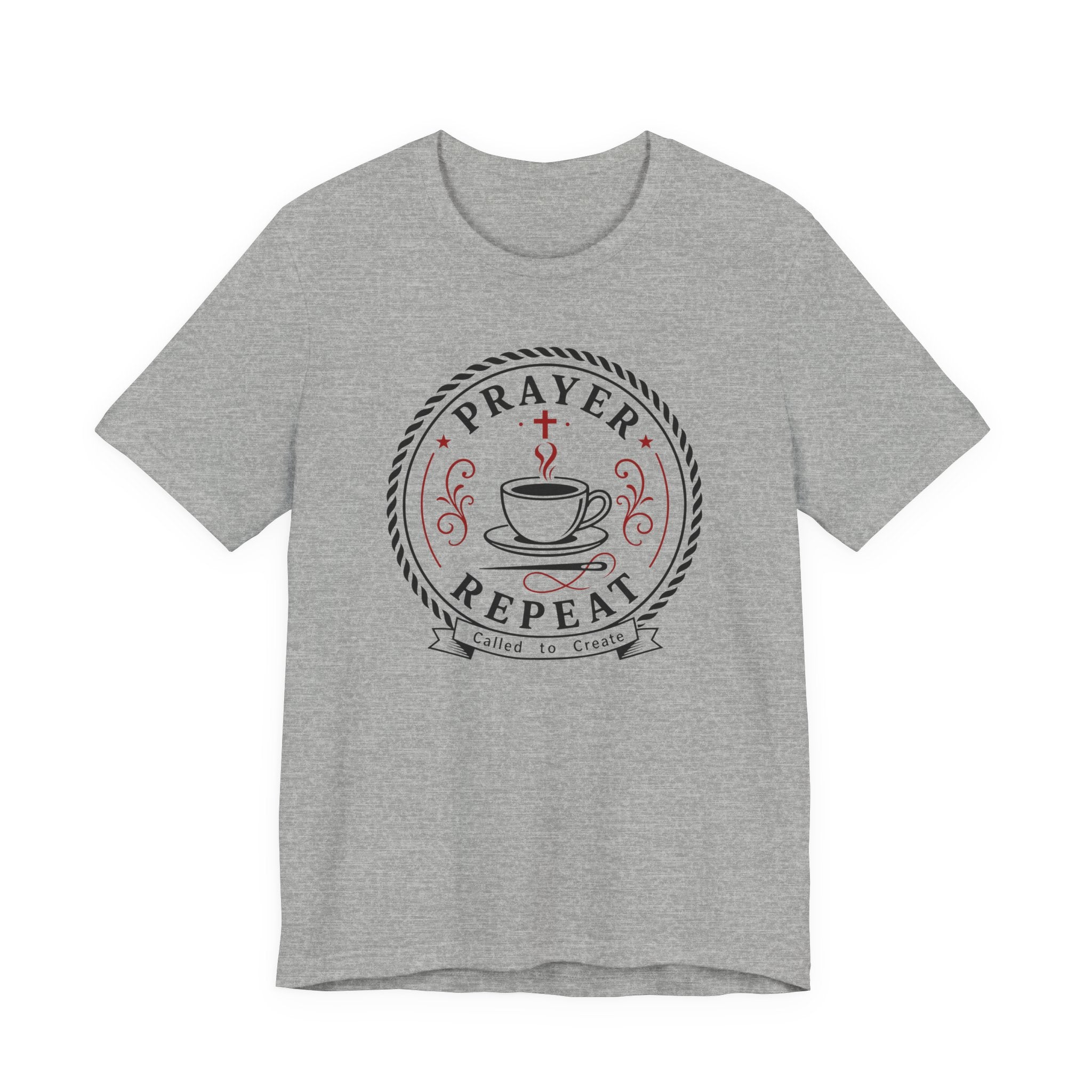 Prayer Coffee Sew Repeat (Christian Sewing Tee)