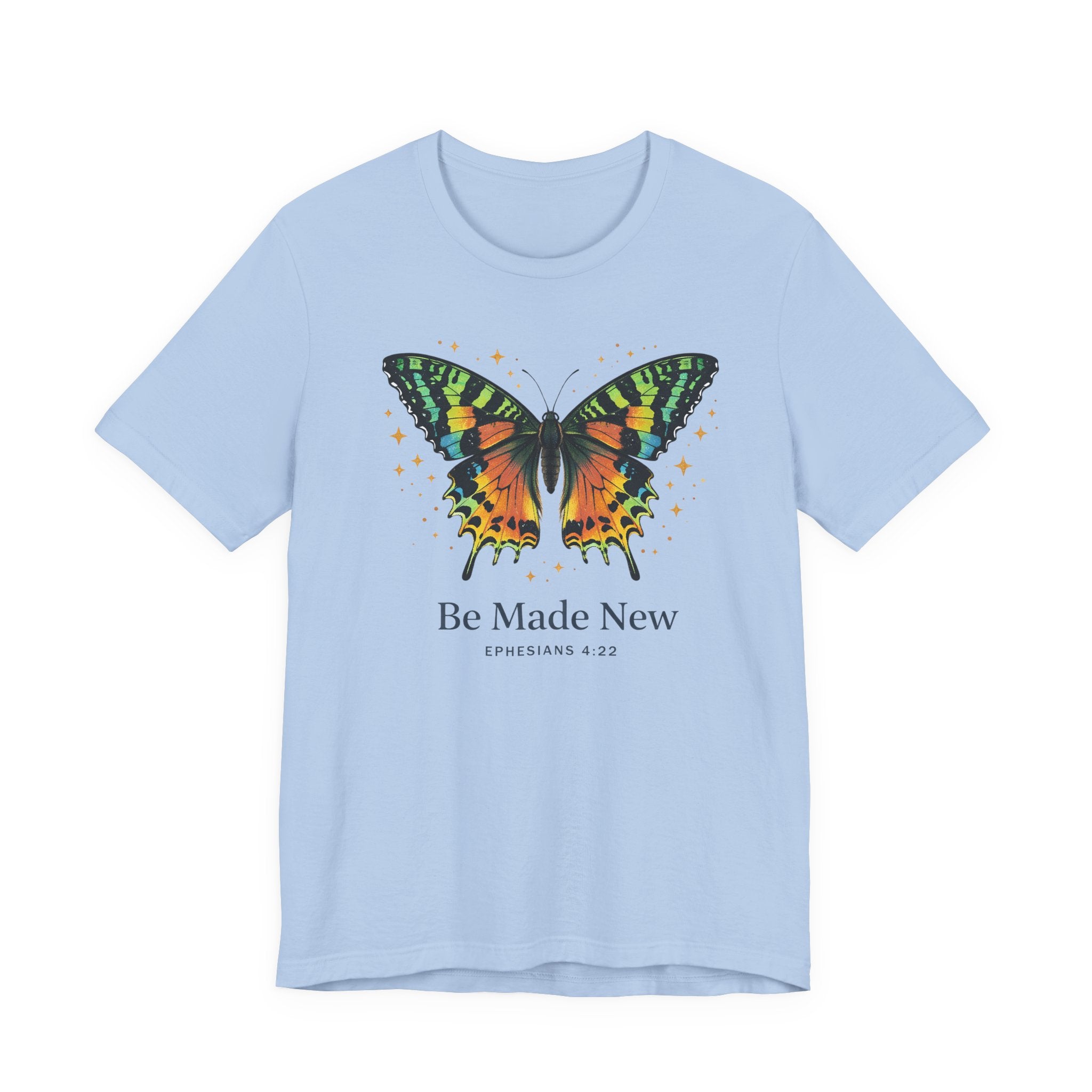 Be Made New - Madagascan Sunset Moth (Ephesians 4:22 Christian Tee)