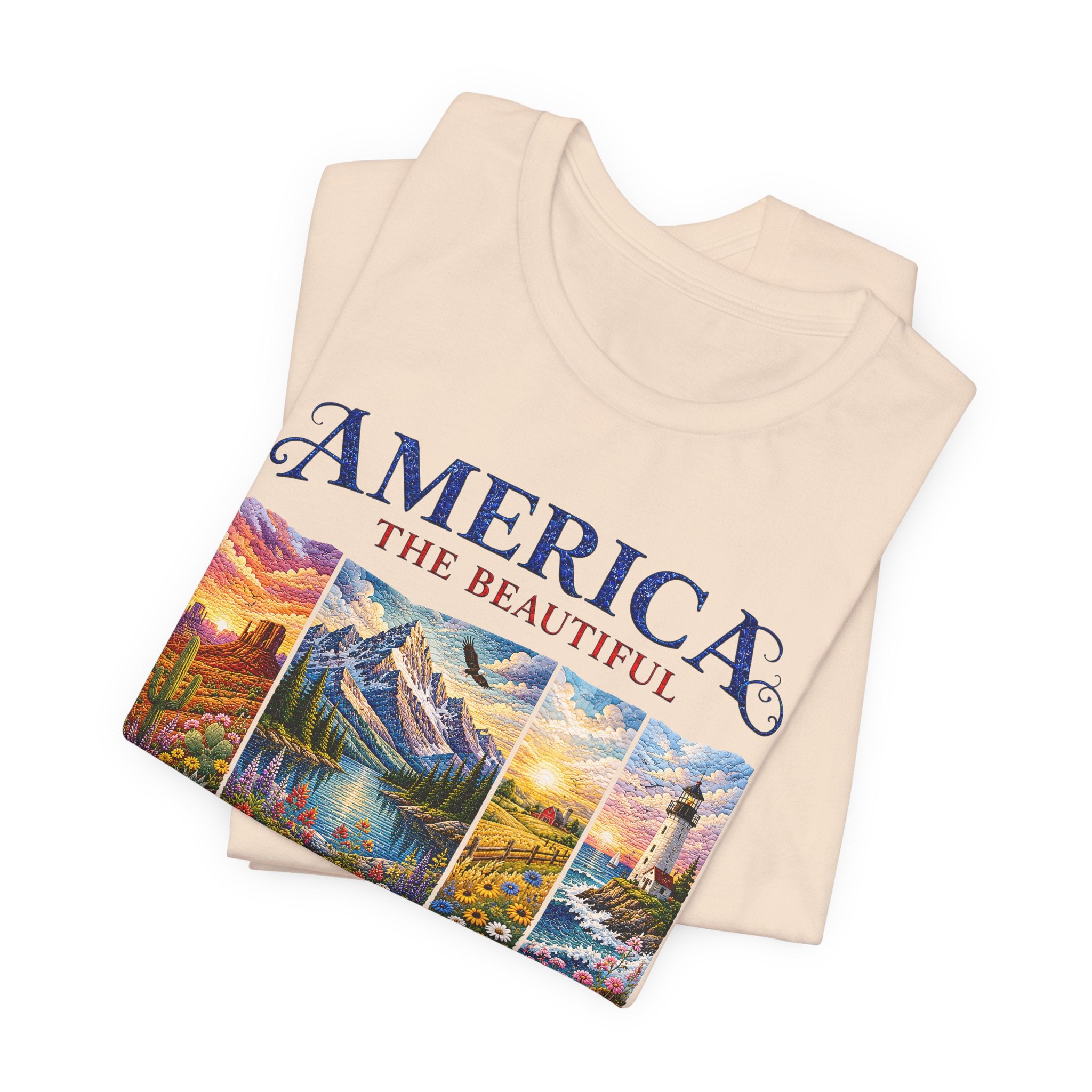 American The Beautiful Panels (Patriotic Tee)