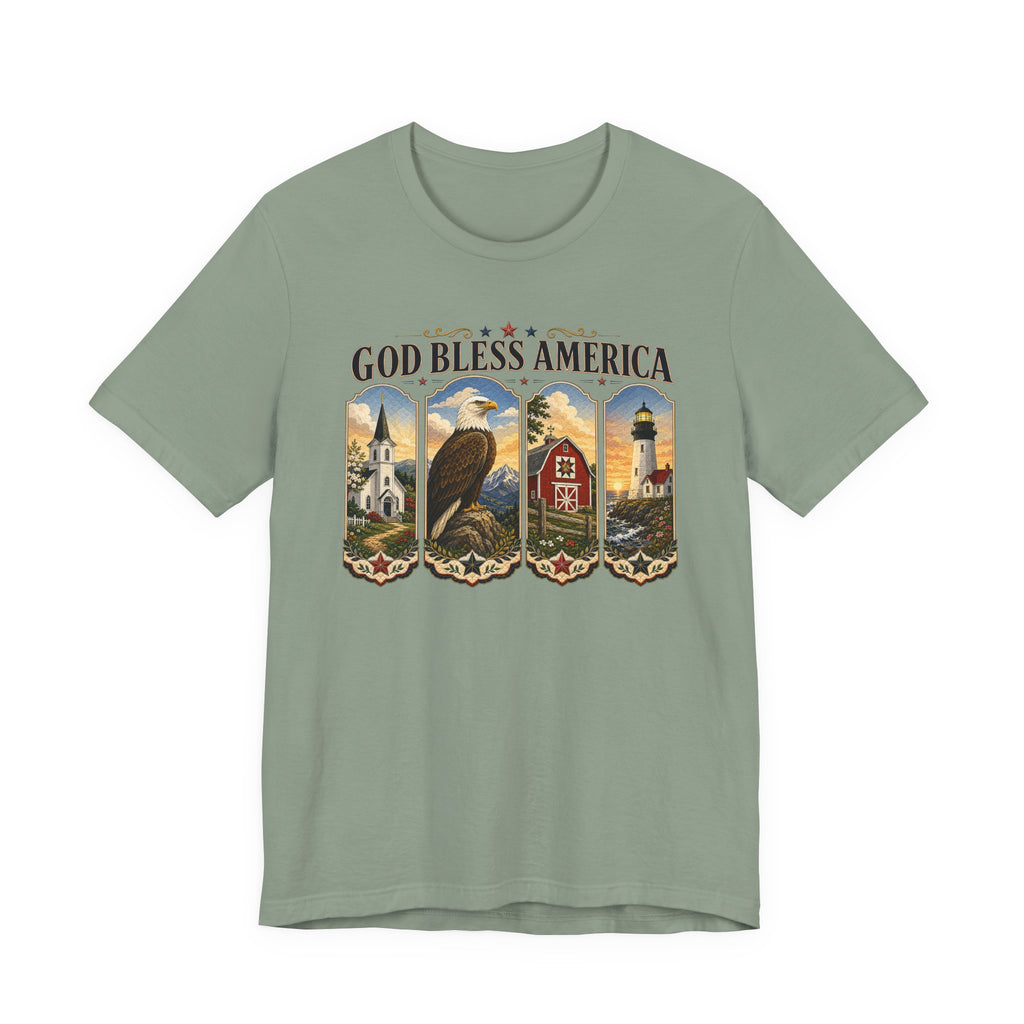 God Bless America (Patriotic Tee)