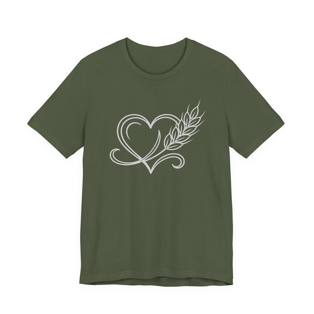 Heart Wheat (Love Baking Tee - Dark Colors)