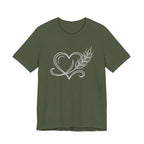 Heart Wheat (Love Baking Tee - Dark Colors)