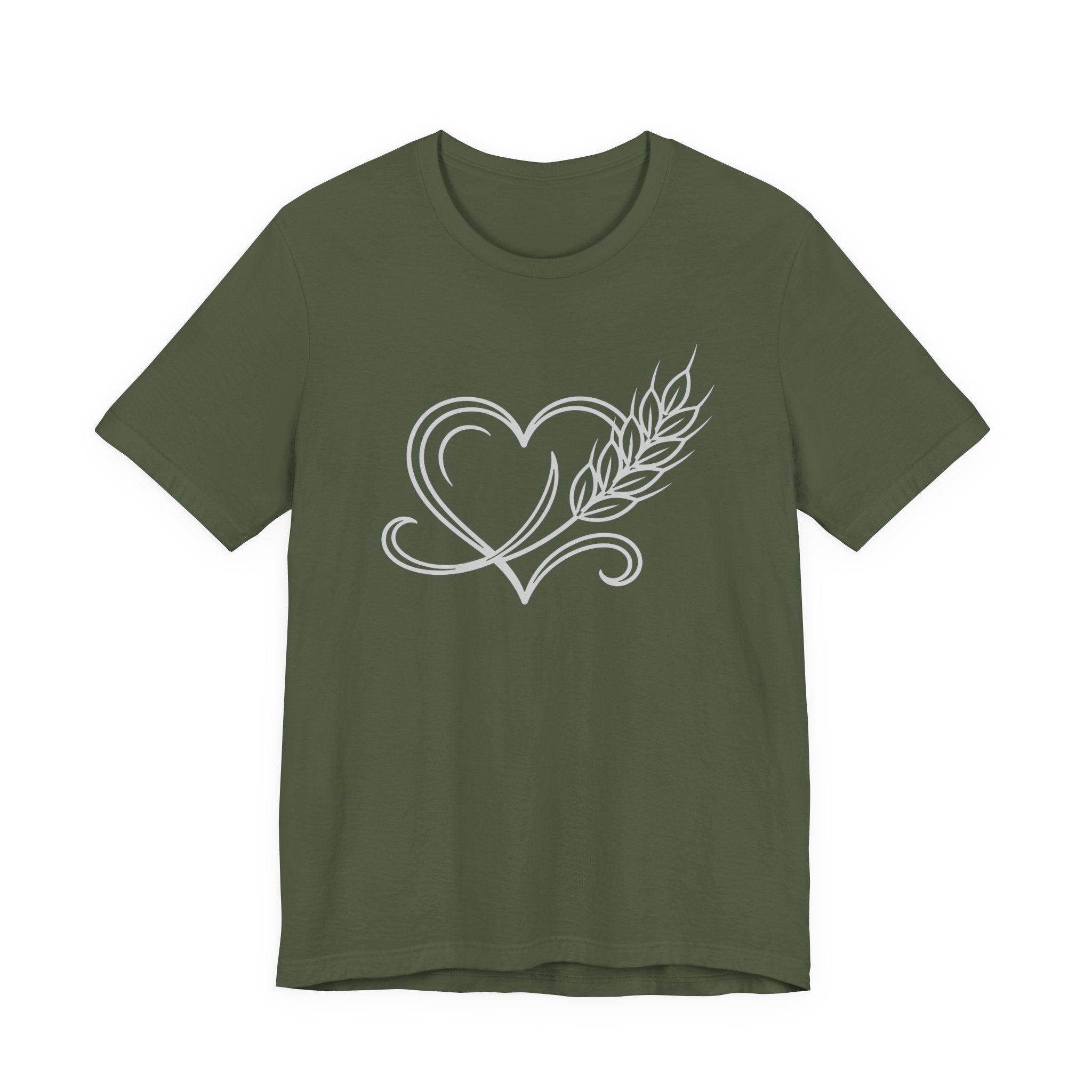 Heart Wheat (Love Baking Tee - Dark Colors)