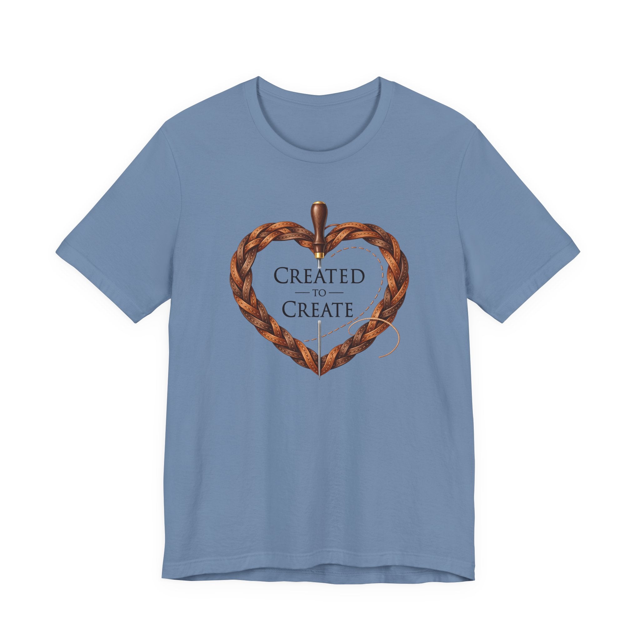Created to Create (Christian Leatherwork Heart Tee)