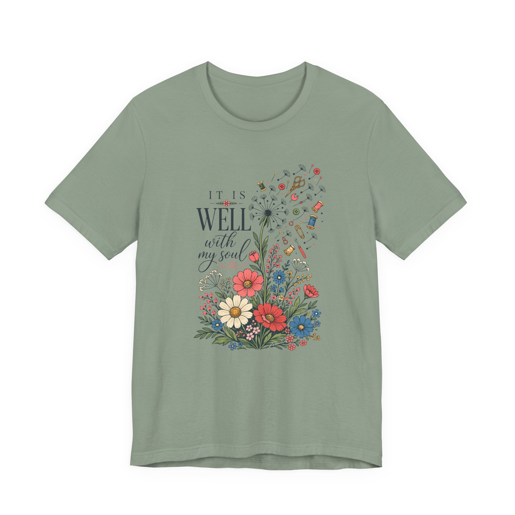 It Is Well With My Soul (Christian Sewing Tee)