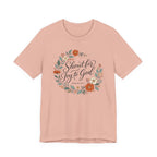 Shout for Joy to God (Christian Botanical Tee)