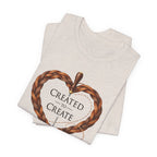 Created to Create (Christian Leatherwork Heart Tee)