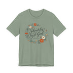 Shout for Joy to God (Christian Botanical Tee)