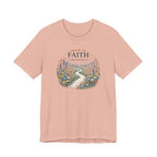 Walk in Faith (2 Corinthians 5:7  Botanical Block Print Tee)