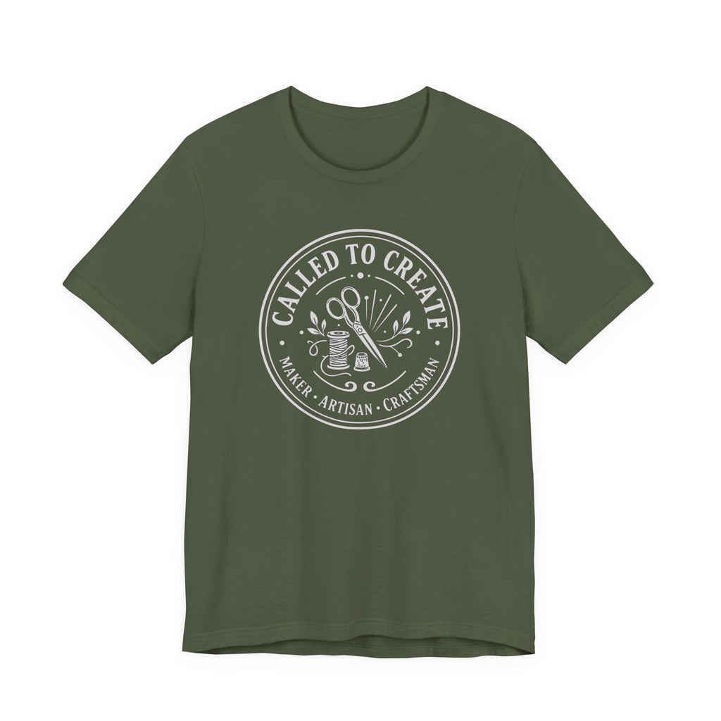 Called to Create - Maker, Artisan... (Christian Crafting - Dark Tee)