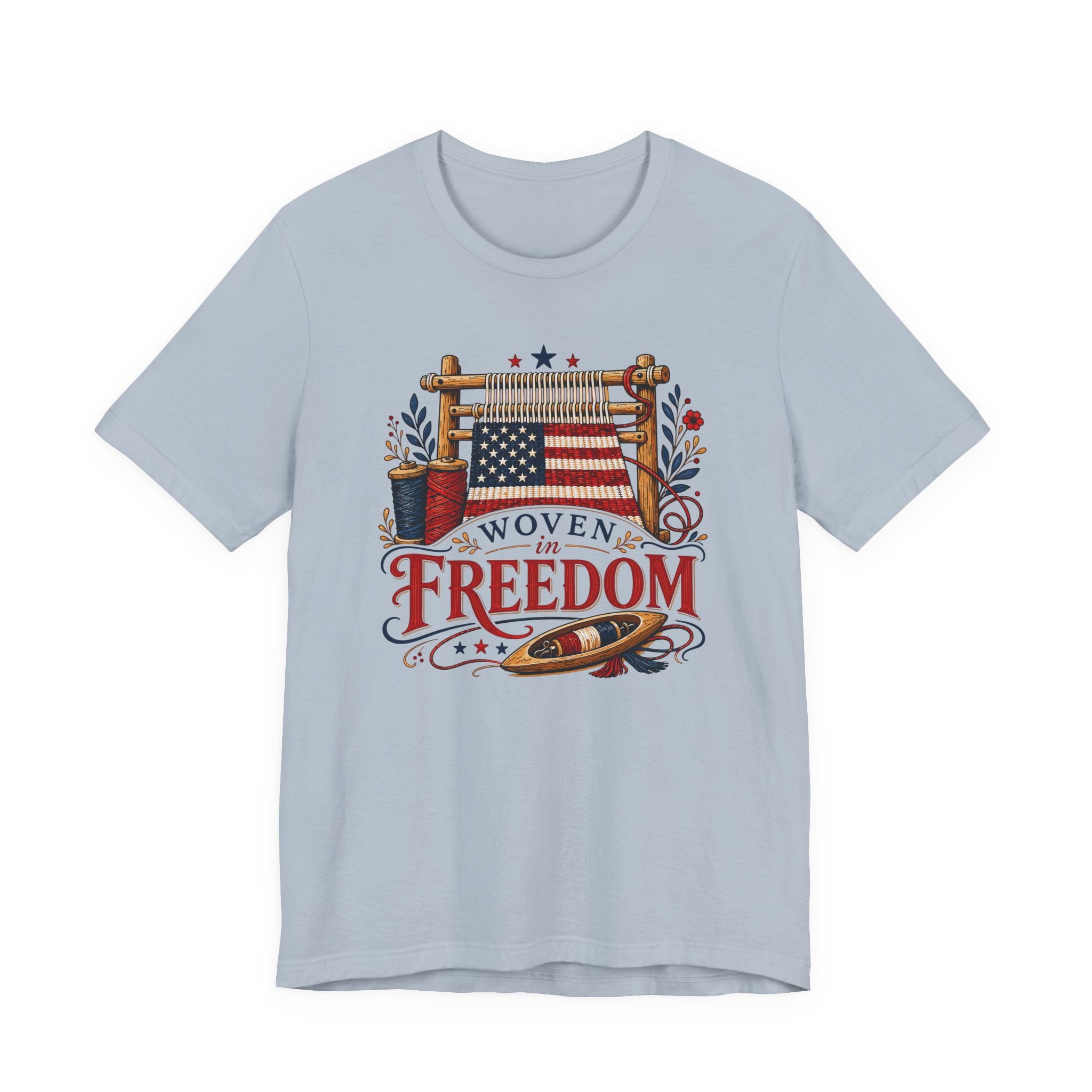 Woven In Freedom (Patriotic Weaving Tee)
