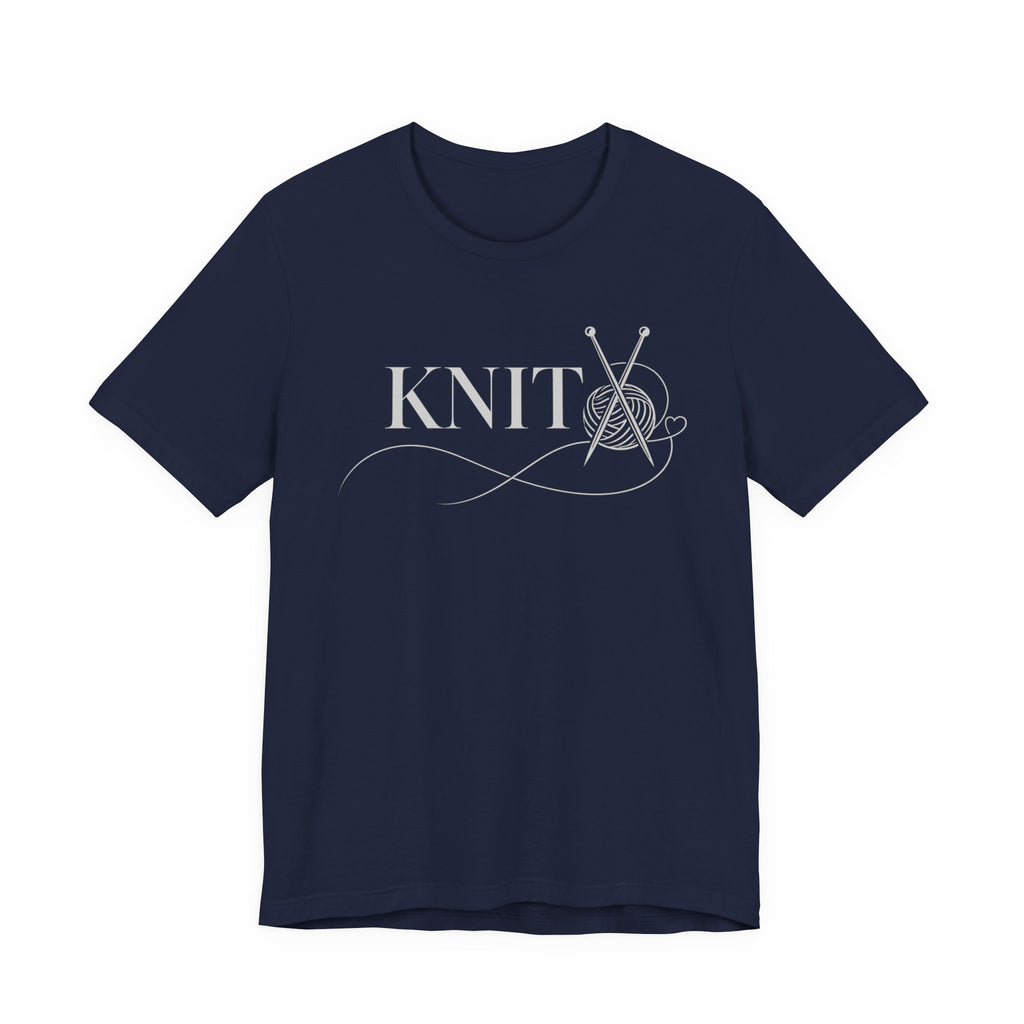 I Knit (Knitting Tee - Dark Colors)