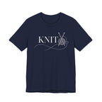 I Knit (Knitting Tee - Dark Colors)