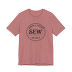 Prayer + Coffee + Sew Repeat (Christian Sewing Tee)