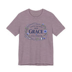 Even in Chaos His Grace Finds Me (Christian Botanical Sewing Tee)