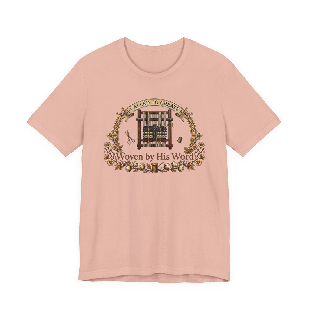 Woven by His Word (Christian Weaving Tee)