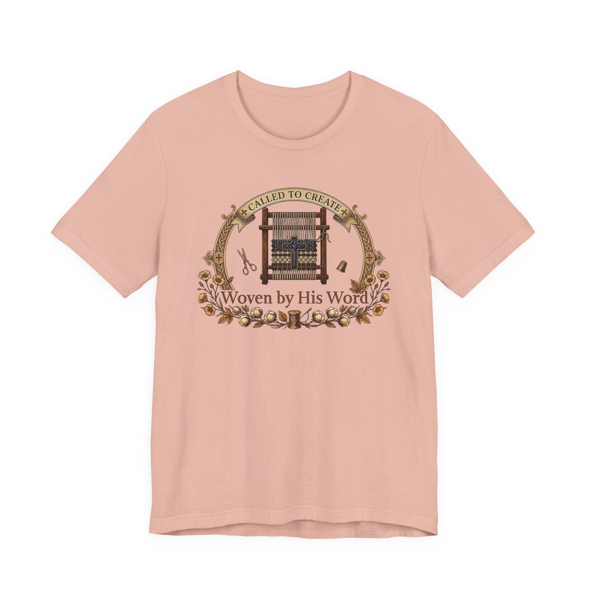 Woven by His Word (Christian Weaving Tee)