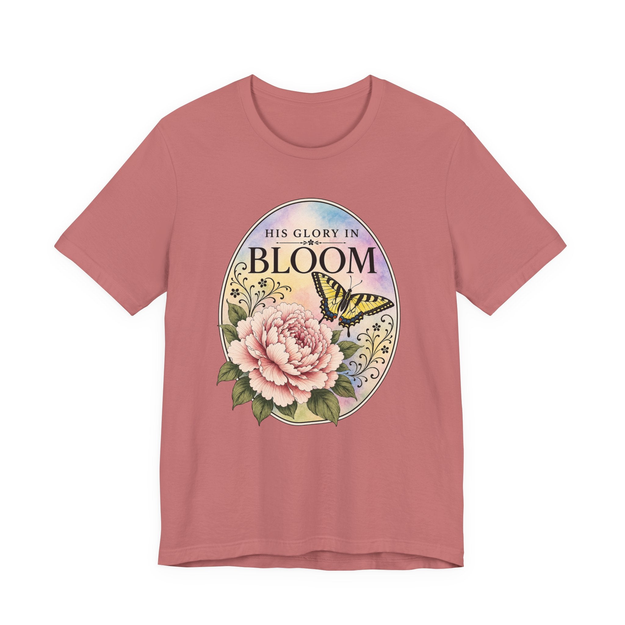 His Glory In Bloom (Christian Tee)