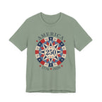 America 250 Quilt Star (Patriotic Quilting Tee)
