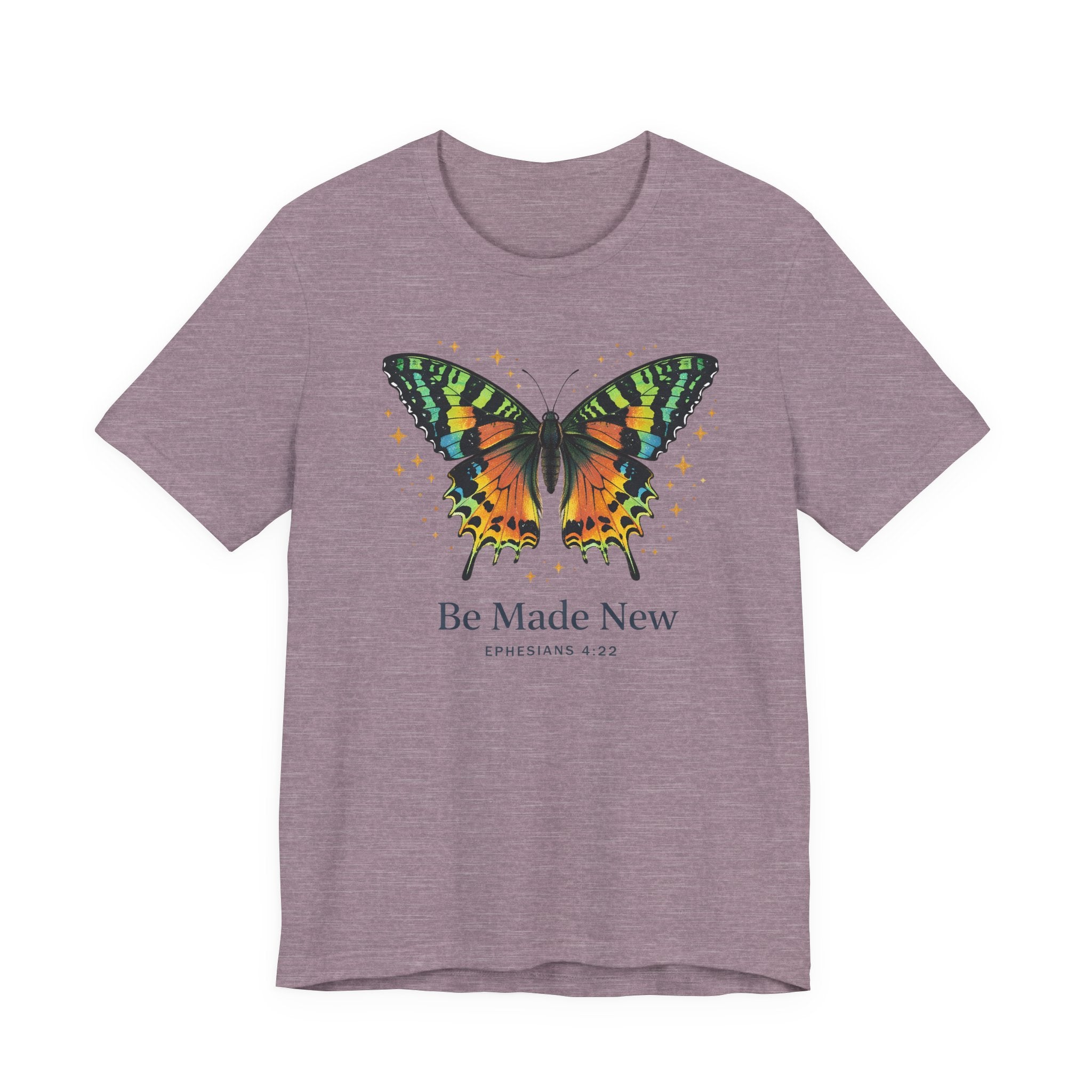 Be Made New - Madagascan Sunset Moth (Ephesians 4:22 Christian Tee)