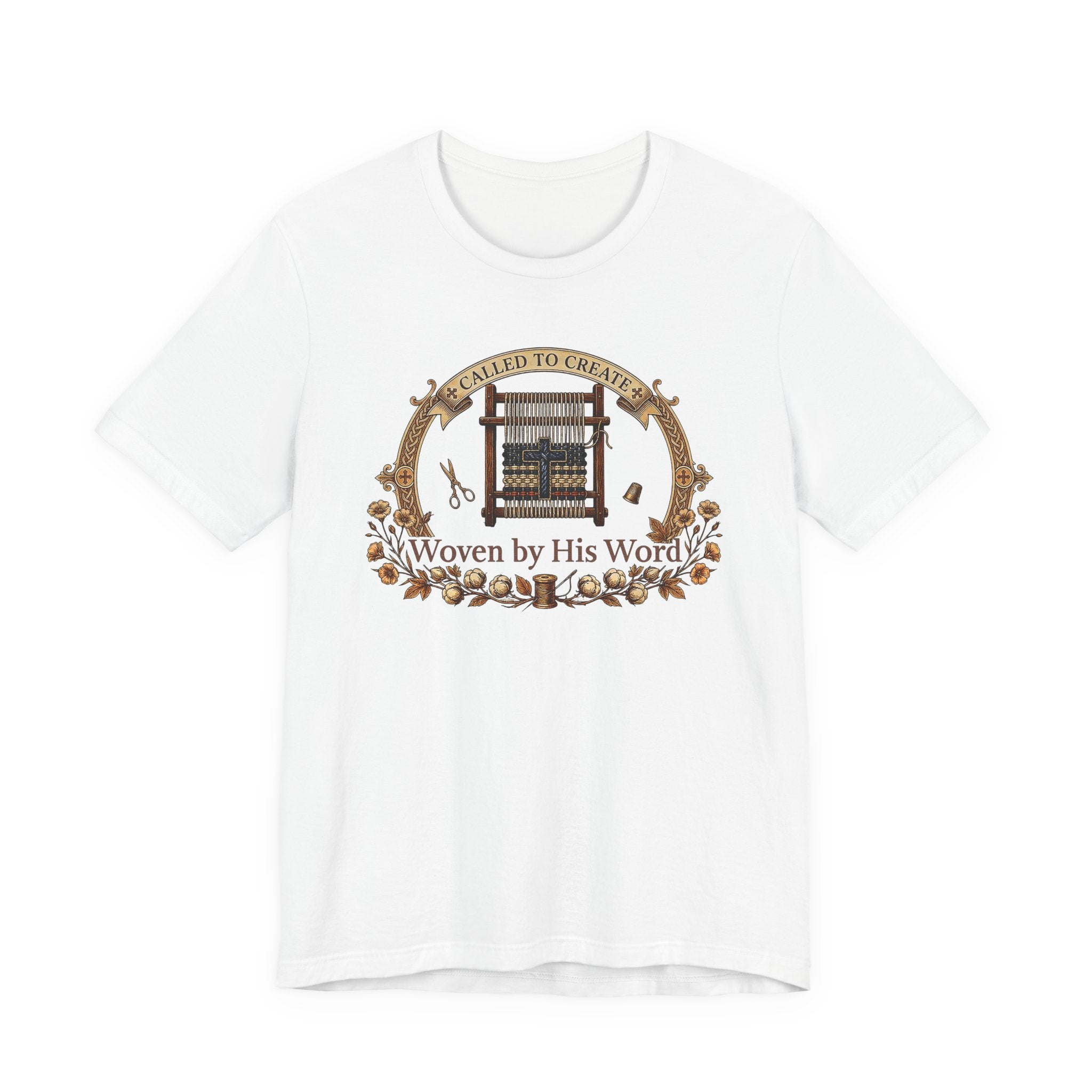 Woven by His Word (Christian Weaving Tee)