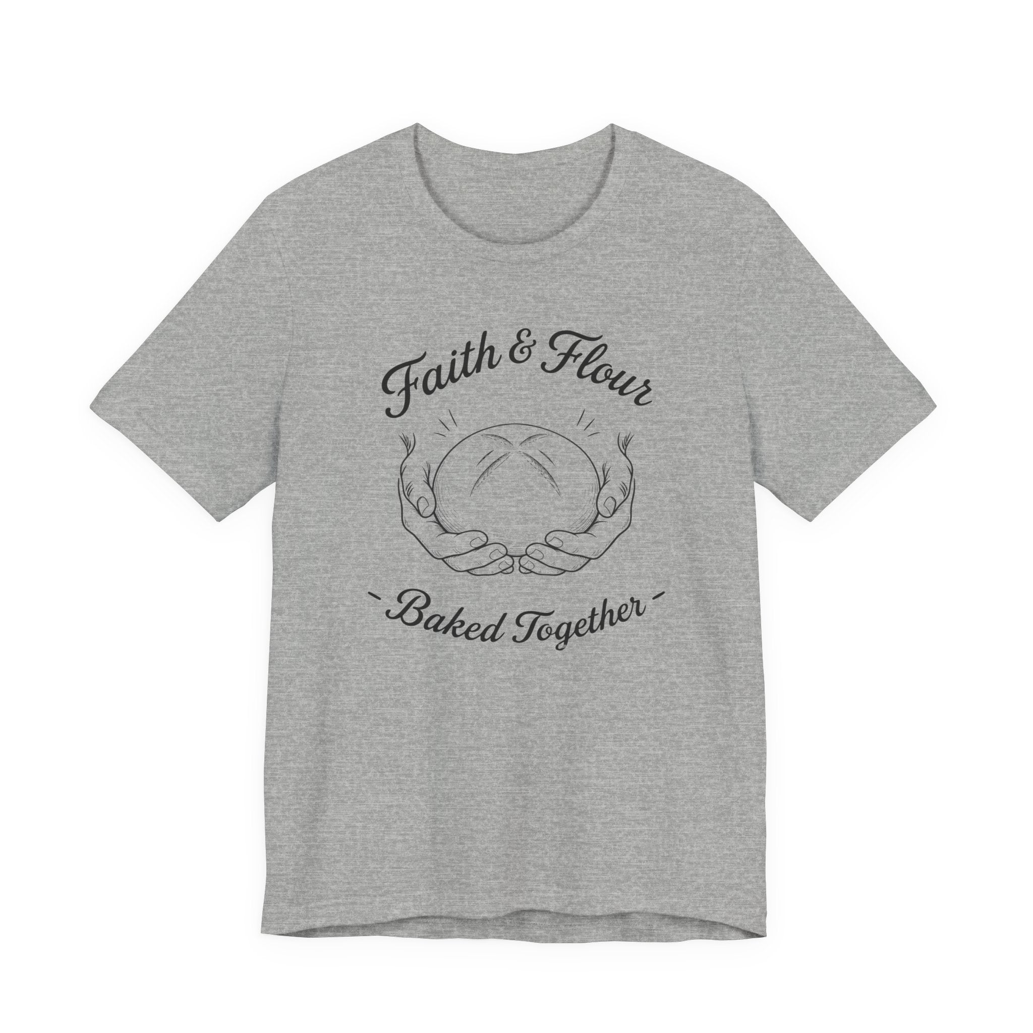 Faith & Flour Baked Together (Christian Bakers Tee)