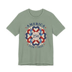 America 250 - Interlocking Hearts (Patriotic Quilting Tee)