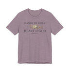 Hands to Work Heart to God (Psalm 90:17  Knitting Tee)