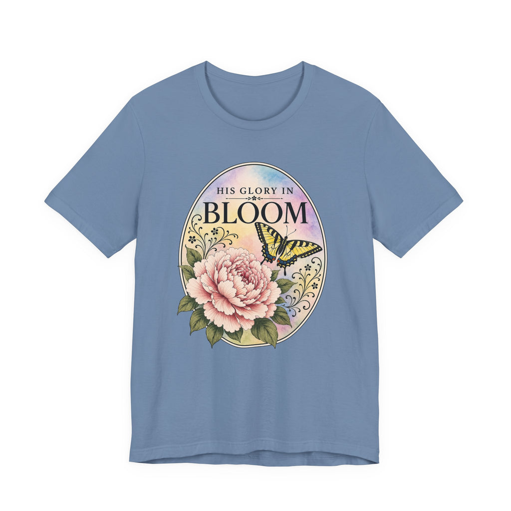 His Glory In Bloom (Christian Tee)